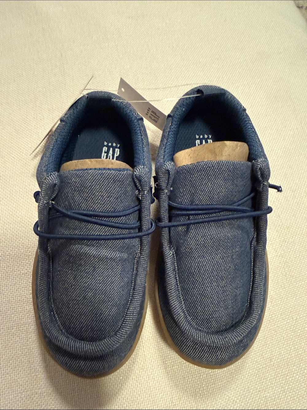 GAP Boys Navy Canvas Slip-On Loafers